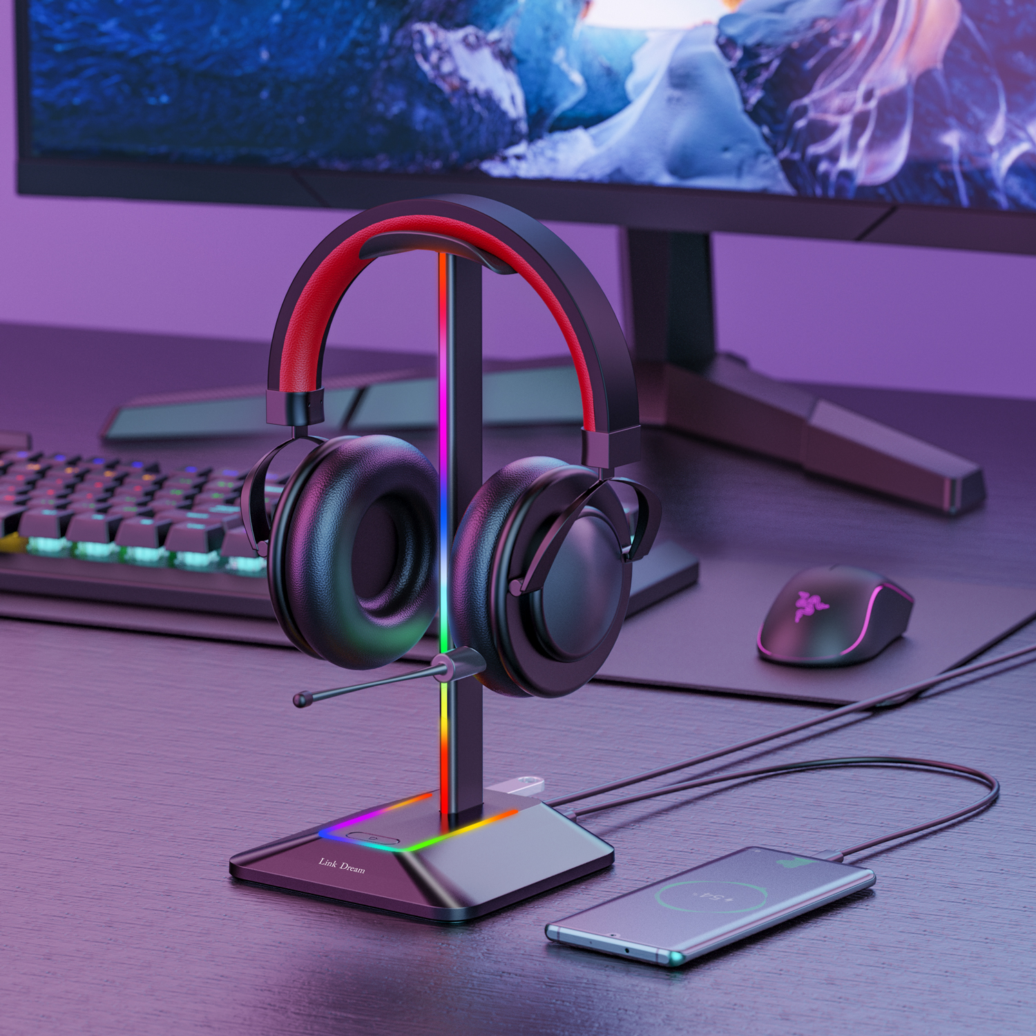 New Bee Z8 RGB Headphones Stan - Gaming Headset Rgb review and price