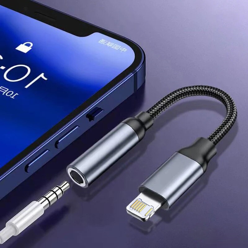 8 Pin to 3.5mm Jack AUX Cable  - Earphone Splitter Jack review and price