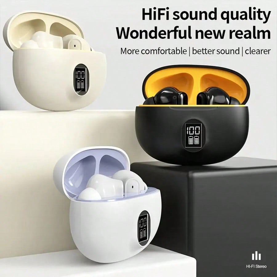 Wireless Earphones, Bluetooth  - Earbuds Charging Case review and price