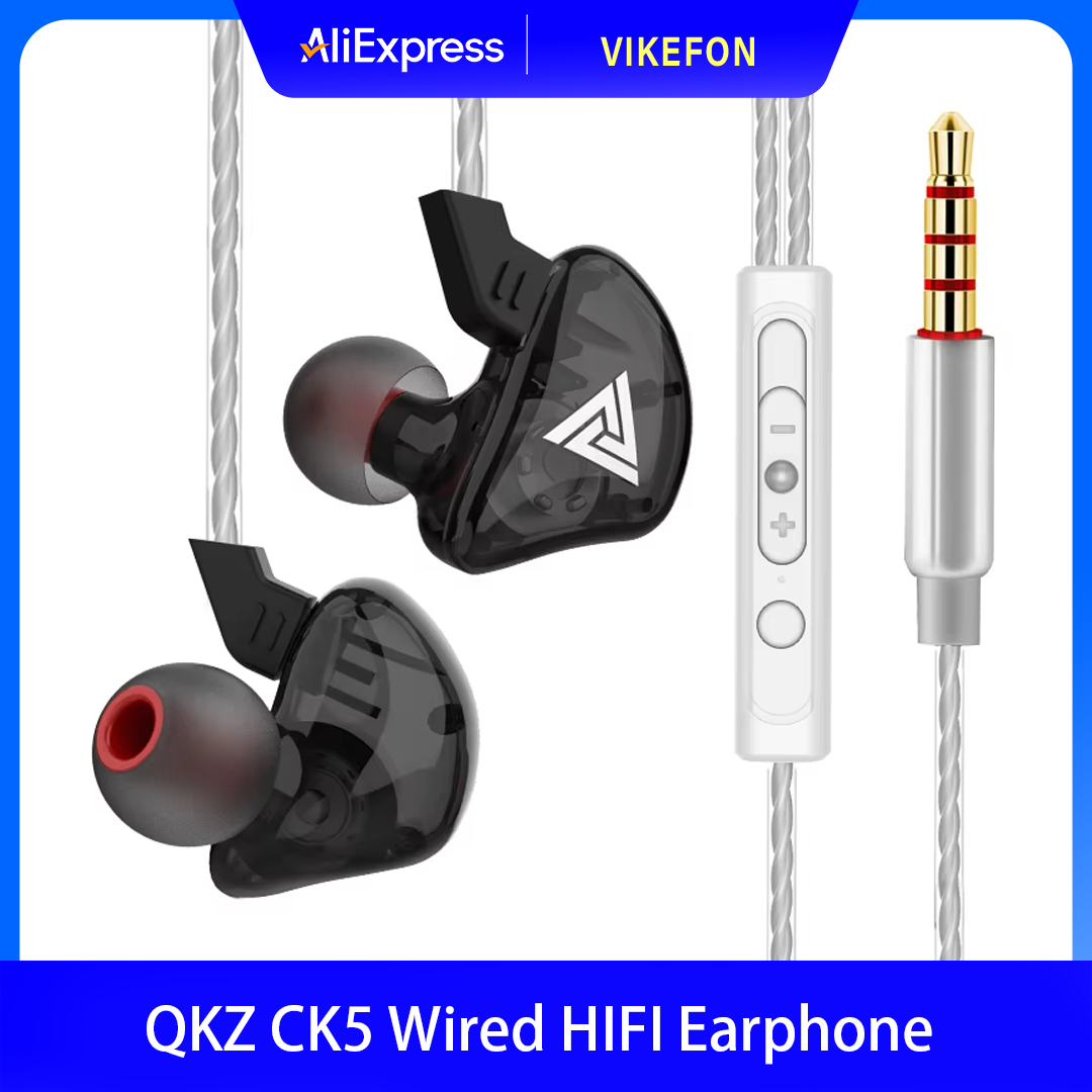 CK5 Dynamic Copper Driver HiFi - Wired Earphone Mic review and price