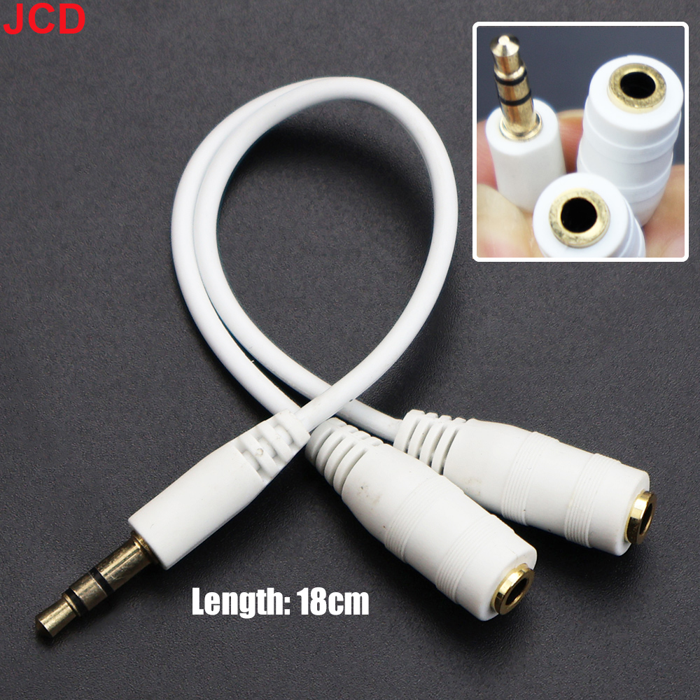JCD 1Male to 2 Dual Female Y S - Earphone Splitter Jack review and price