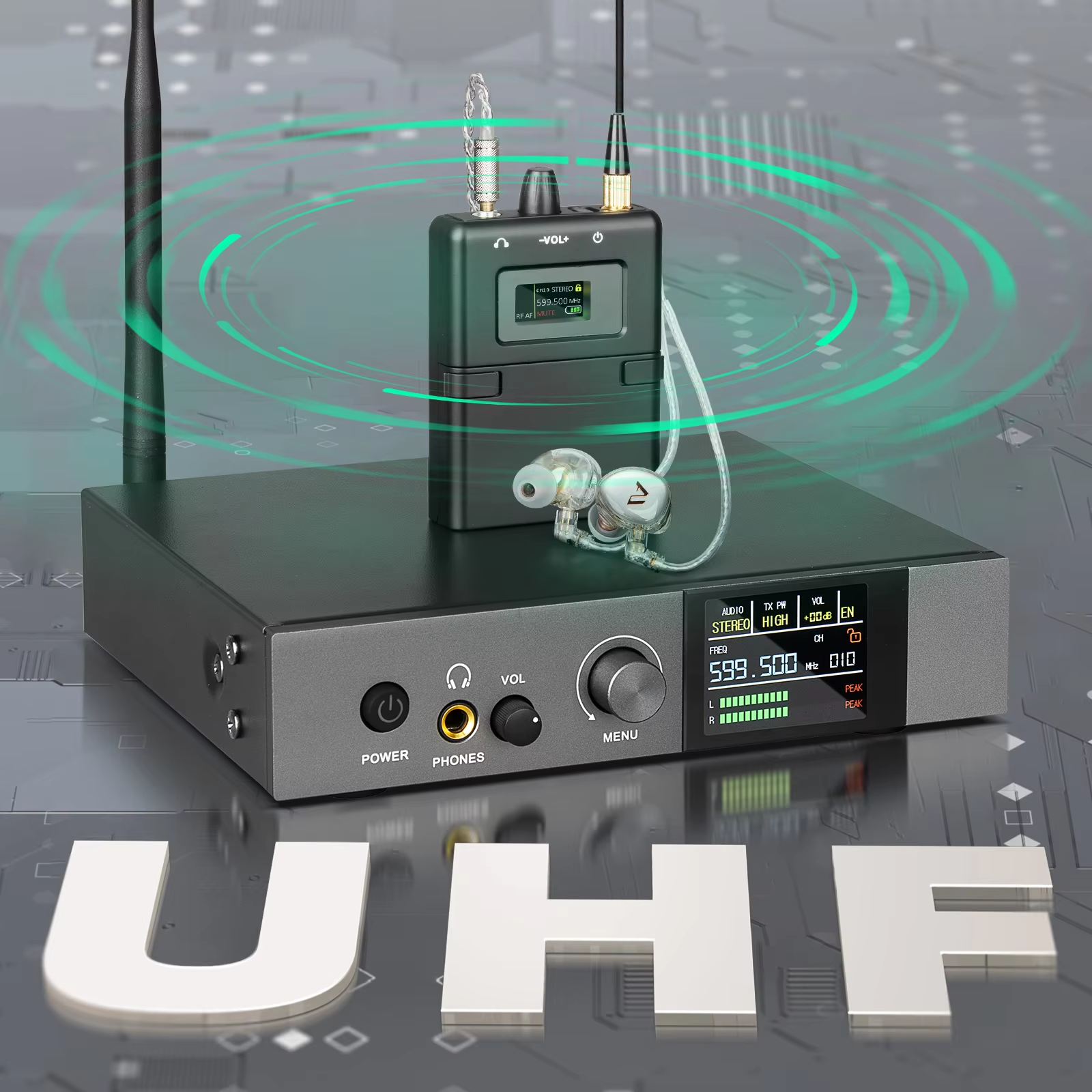 590-599mhz stereo IEM UHF Stag - In Ear Monitor Iem review and price