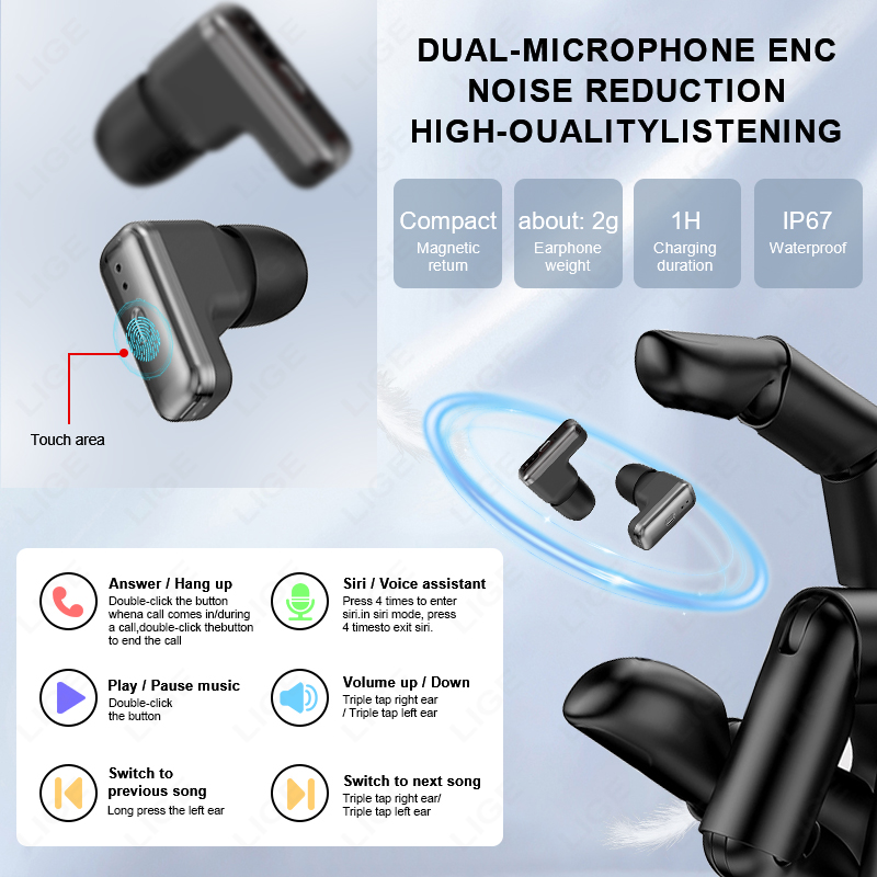 New Smart Watch BT Call Wirele - Wireless Earbuds Tws review and price