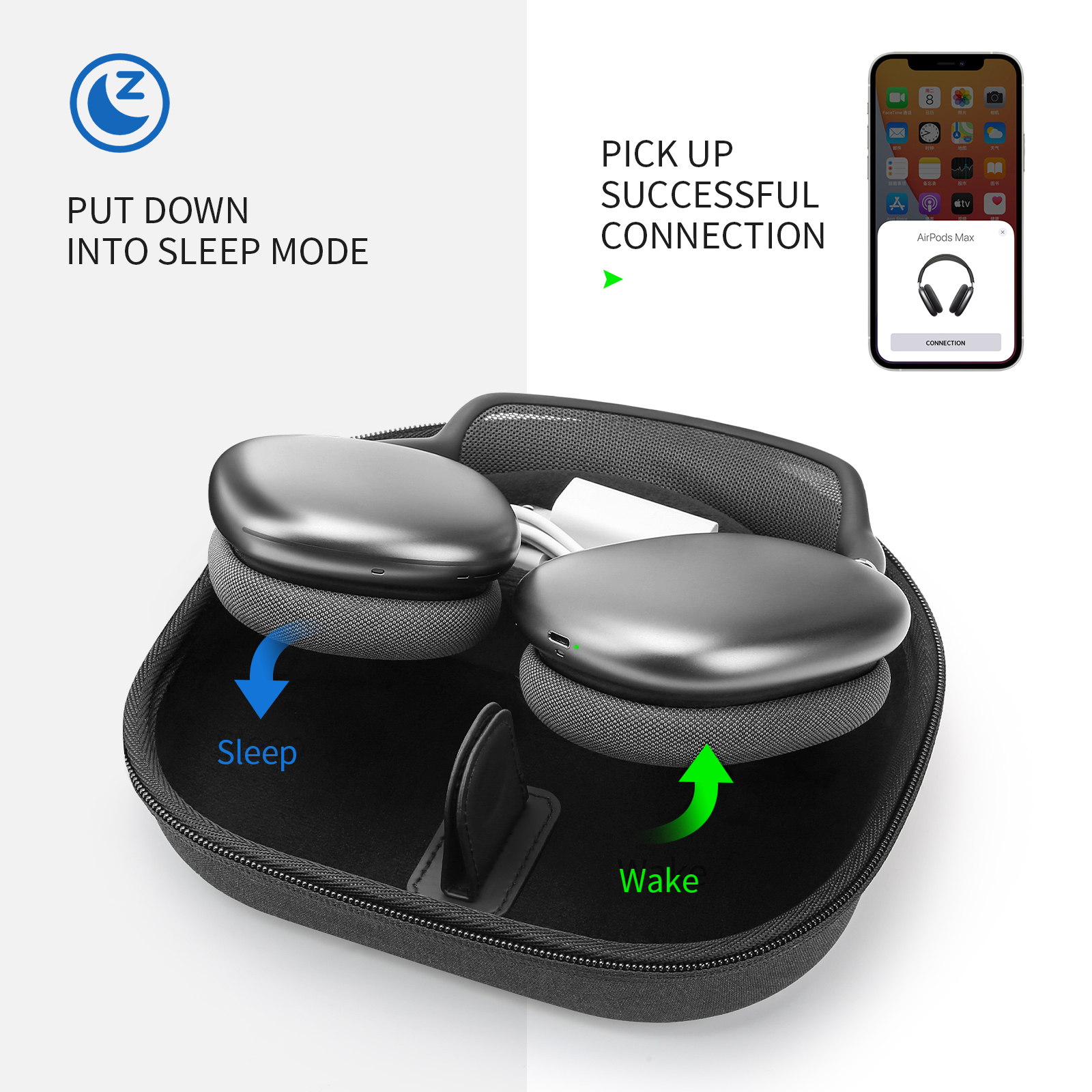 YINKE Smart Case for Apple Air - Headphone Case Hard review and price