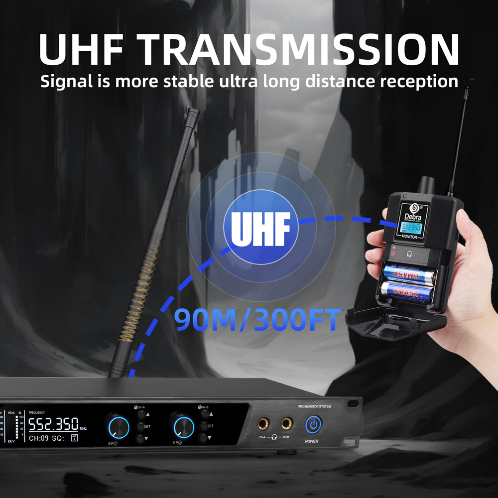 Debra UHF IEM ER-202 Wireless  - In Ear Monitor Iem review and price