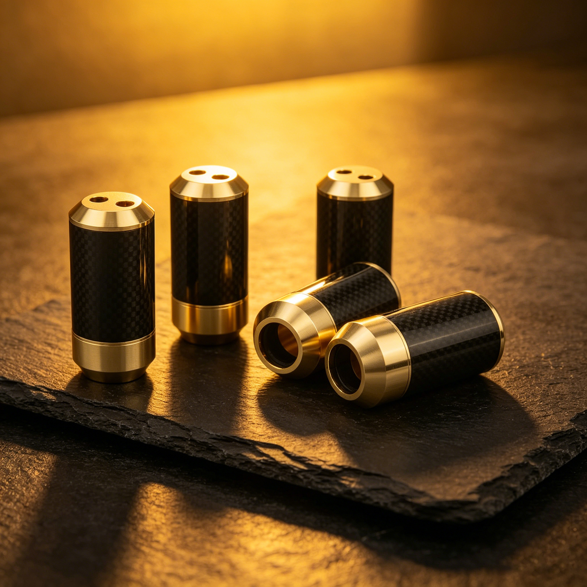 Audiocrast Carbon fiber Gold P - Audio Splitter Y review and price