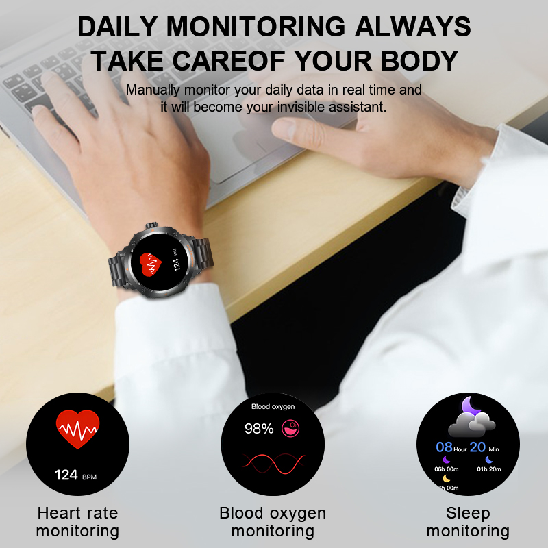 New Men's 2 In 1 Headset Smart - Earbuds Charging Case review and price