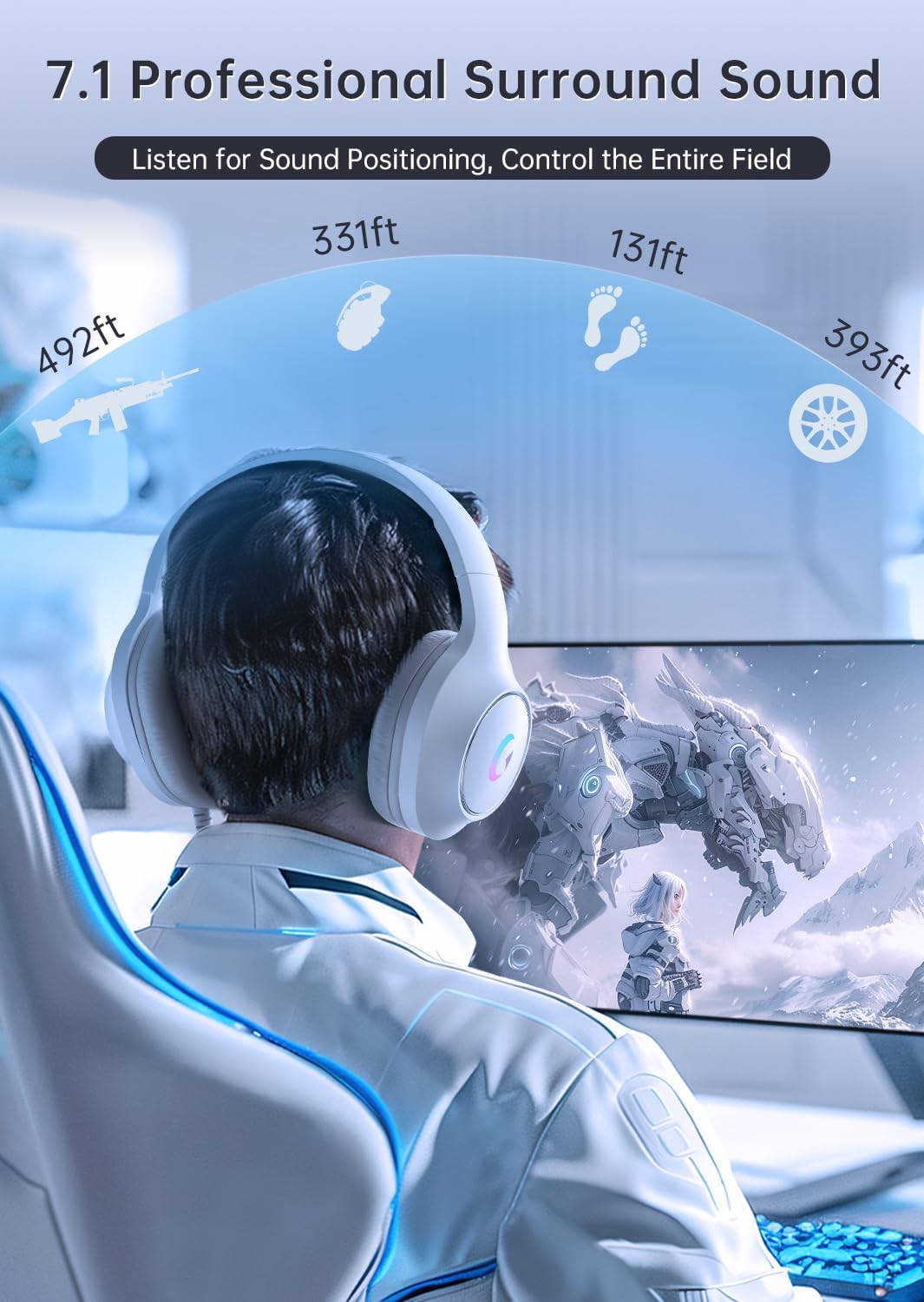 Gaming Headset With 7.1 Surrou - Gaming Headset Rgb review and price