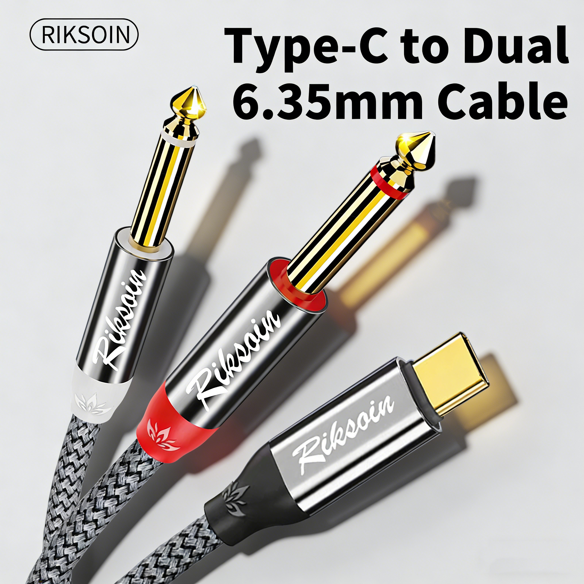 USB Type C to Dual 6.35mm TS A - Audio Splitter Y review and price