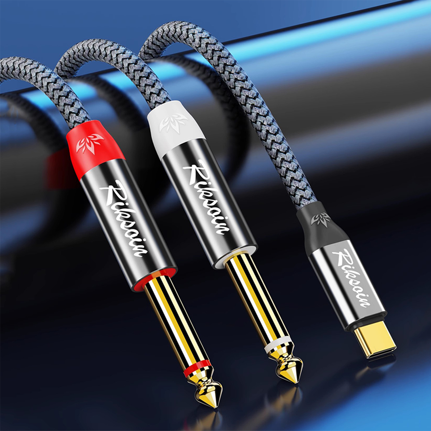 USB Type C to Dual 6.35mm TS A - Audio Splitter Y review and price