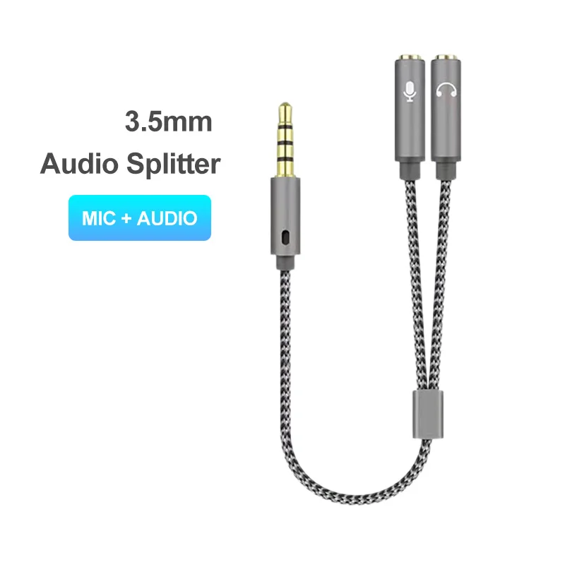 Headset splitter 3.5mm audio m - Earphone Splitter Jack review and price