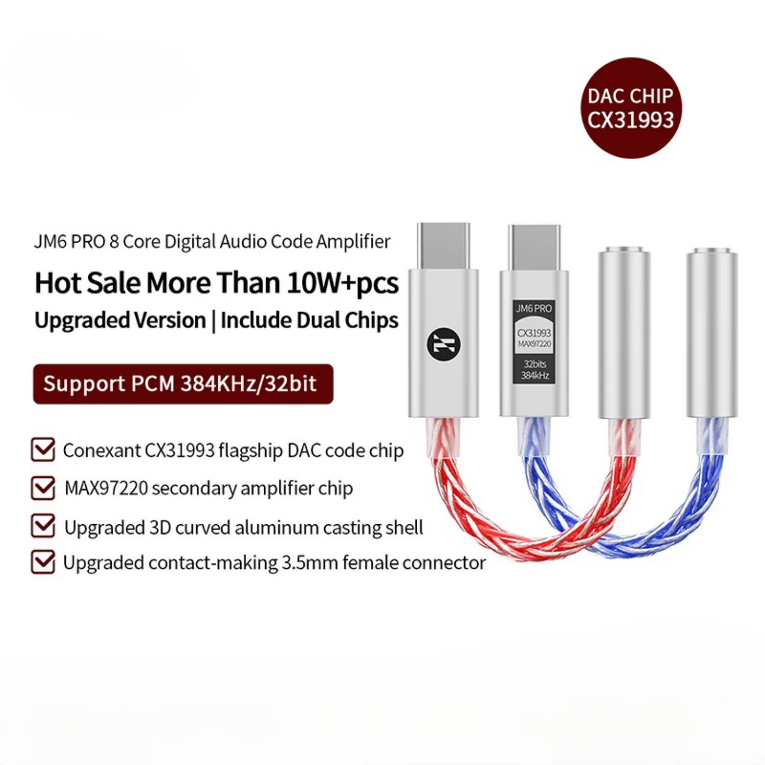 JCALLY JM6 Pro Type-C to 3.5mm - Usb C Earphone review and price