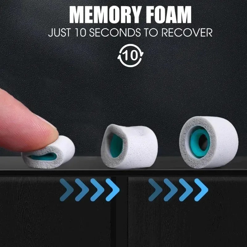 Soft Memory Foam Eartips for S - Earphone Foam Tip review and price