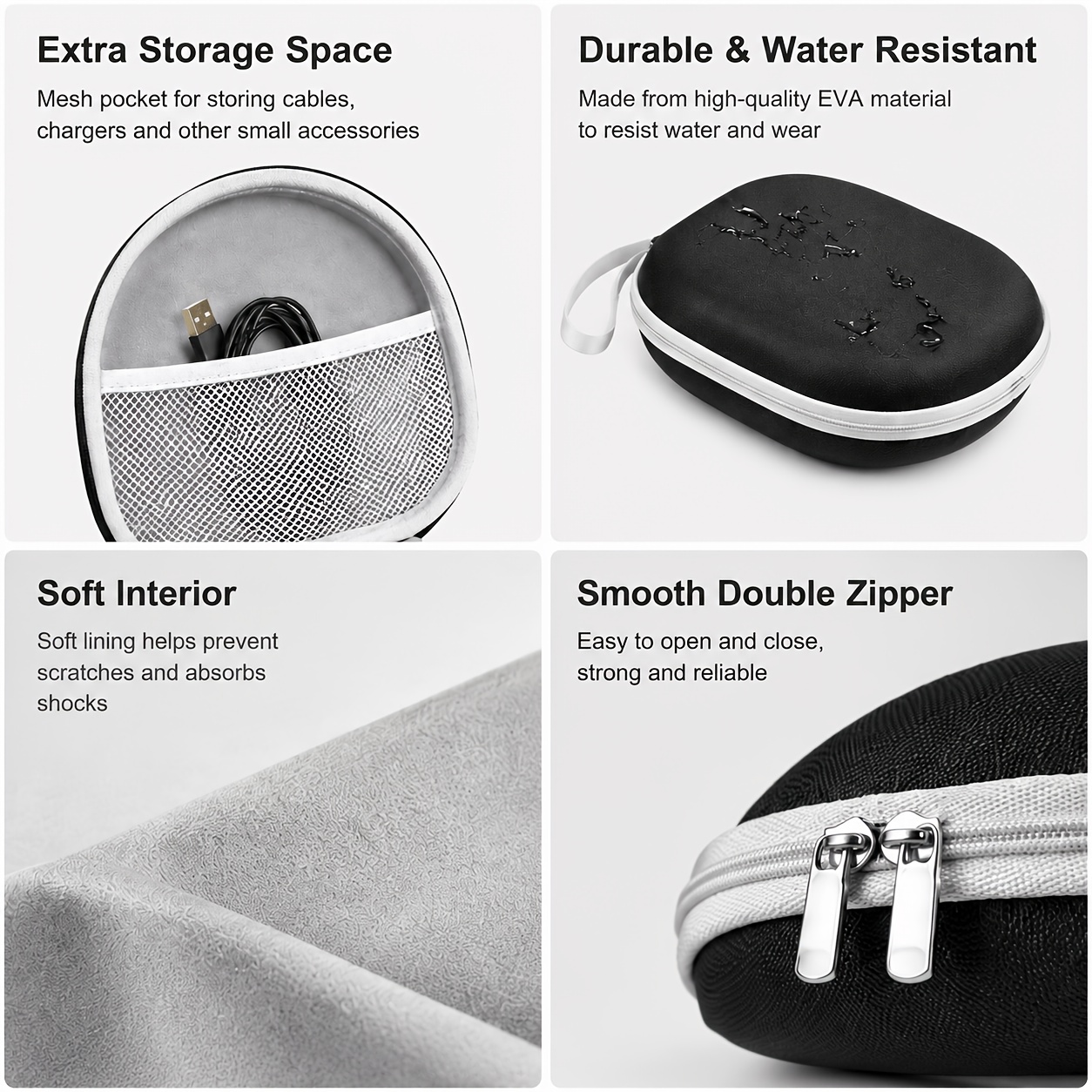 Portable Headphone Storage Cas - Headphone Case Hard review and price