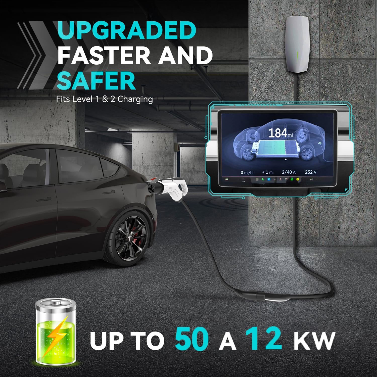 WUFEN Tesla Electric Vehicle C - Cable Extension 3.5 review and price