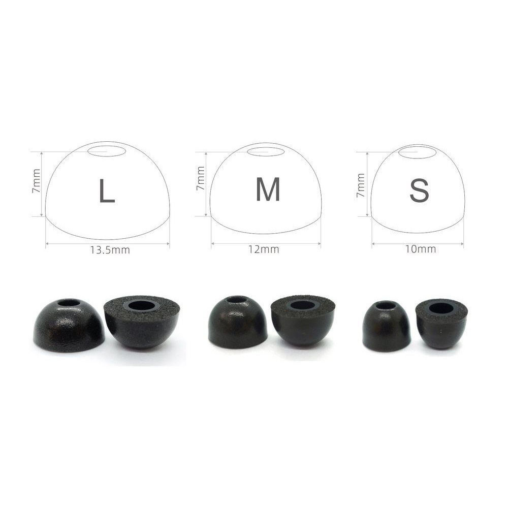 2pcs Replacement Earbuds Tips  - Earphone Foam Tip review and price